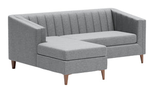 Nantucket Reversible Sectional Dark Gray