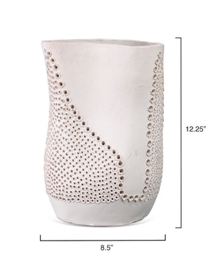 Moonrise Vase -  Matte White Porcelain
