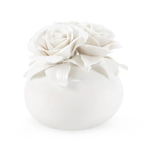 Blanc de Chine Porcelain Bouquet | Rose Collection | Villa & House