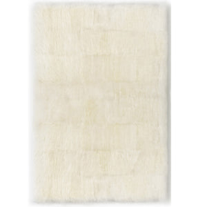 Rugs - Ivory Straight-Edge Premium Sheepskin Rug - In 4 Sizes