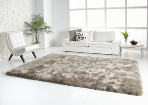 Rugs - Light Grey Straight-Edge Premium Sheepskin Rug - In 4 Sizes