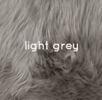 Rugs - Light Grey Straight-Edge Premium Sheepskin Rug - In 4 Sizes