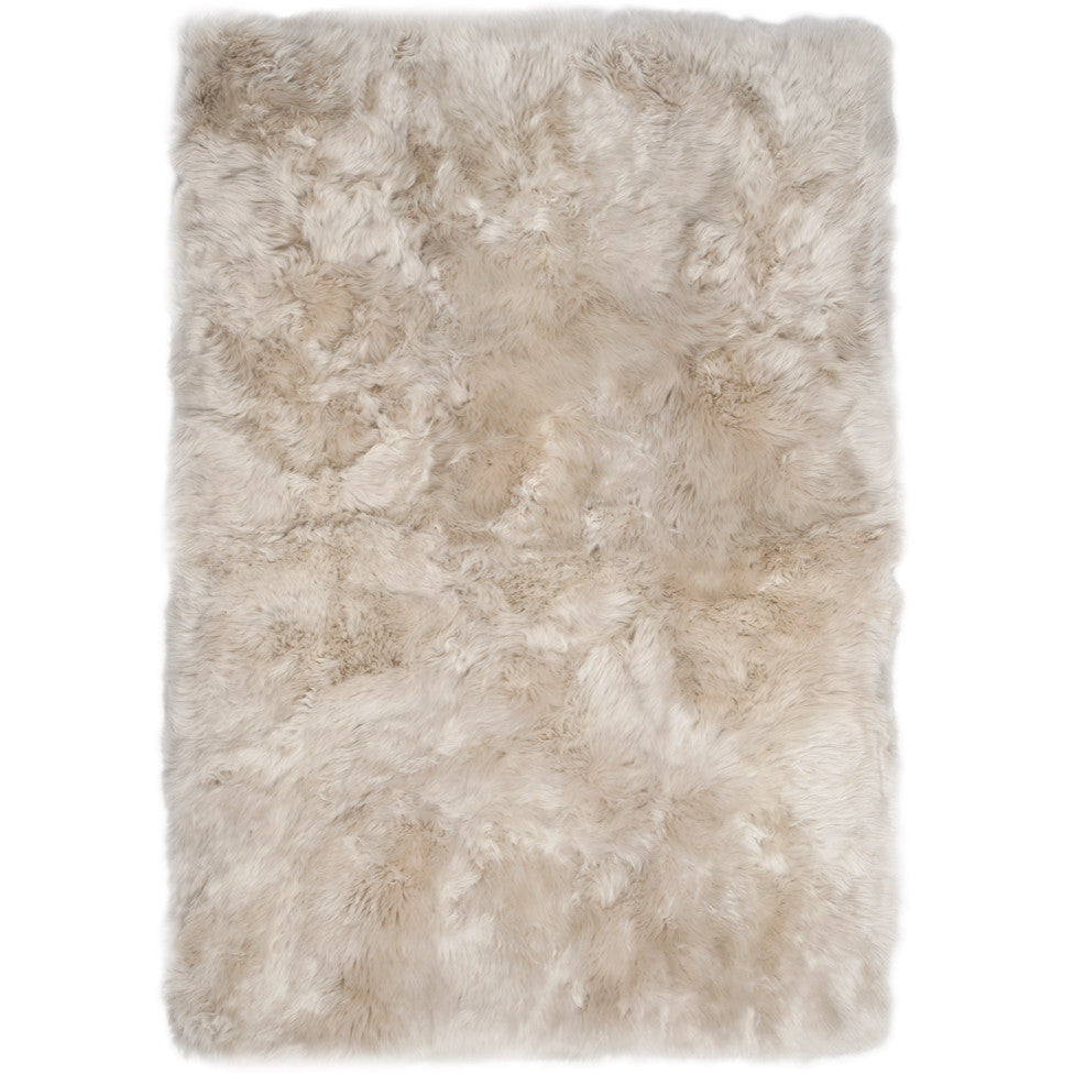 Rugs - Linen Straight-Edge Premium Sheepskin Rug - In 4 Sizes