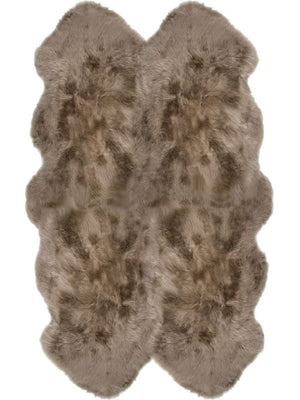 Rugs - Luxe Taupe Premium Sheepskin Rug - In 6 Sizes