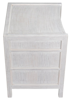 Hampton Night Stand 24", White Wash