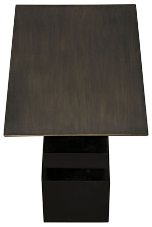 Shape Side Table - Black Metal