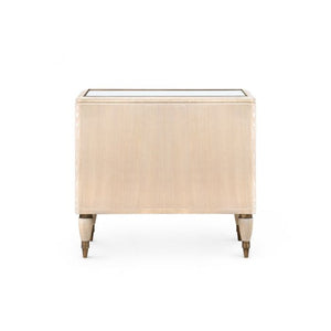 1-Drawer Side Table - Bleached Cerused Oak | Sofia Collection | Villa & House