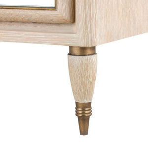 1-Drawer Side Table - Bleached Cerused Oak | Sofia Collection | Villa & House
