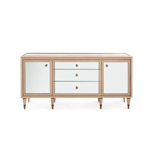 3-Drawer & 2-Door Cabinet - Bleached Cerused Oak | Sofia Collection | Villa & House