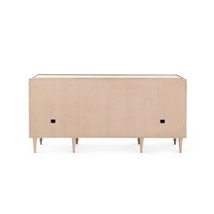 3-Drawer & 2-Door Cabinet - Bleached Cerused Oak | Sofia Collection | Villa & House