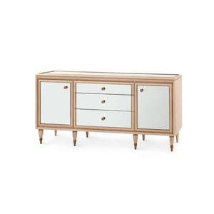 3-Drawer & 2-Door Cabinet - Bleached Cerused Oak | Sofia Collection | Villa & House