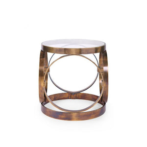 Side Table - Antique Brass | Stephen Collection | Villa & House