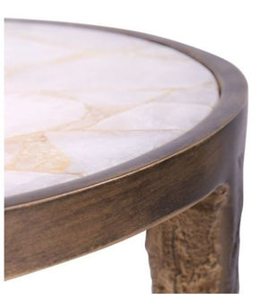 Side Table - Antique Brass | Nora Collection | Villa & House