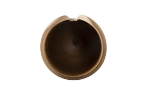 Interval Small Natural Wood Vase