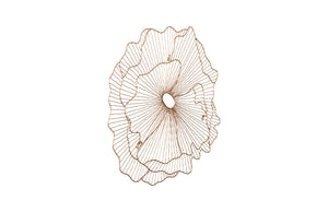Poppy Flower Small Copper Wall Art