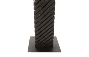 Black Wood Abstract Sculpture, Assorted with Natural Characteristics