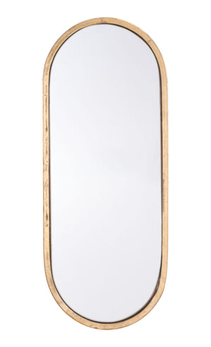 Oval Gold Mirror Gold