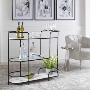 Trolley Bar Cart Console