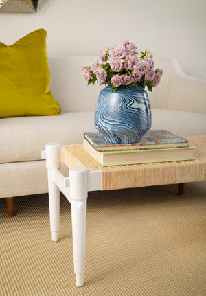 Small Vase - Blue and White | Caspian Collection | Villa & House