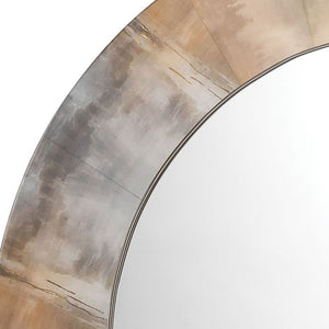 Cloudscape Mirror in Taupe & Slate Lacquer