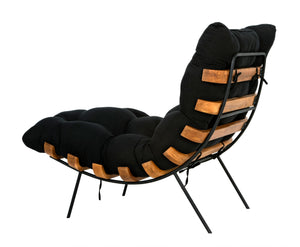 Hanzo Chair with Metal Legs, Teak