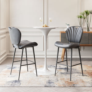 Terrence Bar Chair Vintage Gray
