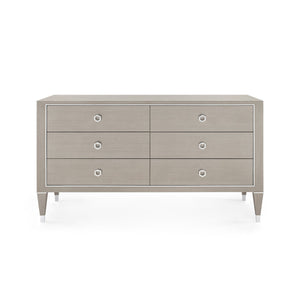 Extra Large 6-Drawer - Taupe Gray | Morris Collection | Villa & House