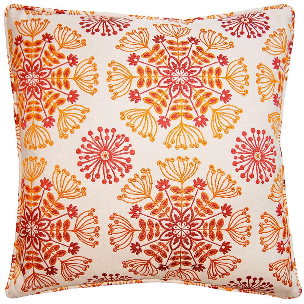 Unpocobusy Ivory Floral Pillow
