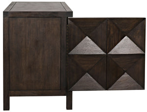 Quadrant 2 Door Sideboard - Ebony Walnut