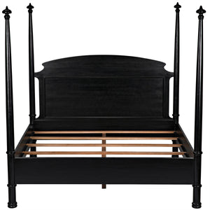 Douglas Bed, Eastern King - Hand Rubbed Black