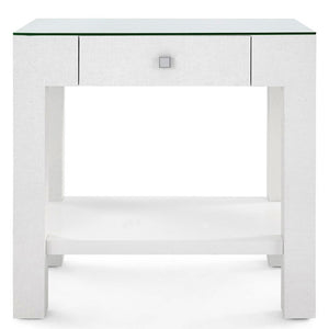 1-Drawer Accent Table – White | Valentina Collection | Villa & House
