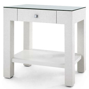 1-Drawer Accent Table – White | Valentina Collection | Villa & House