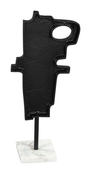 Chunk Table Art Black & White