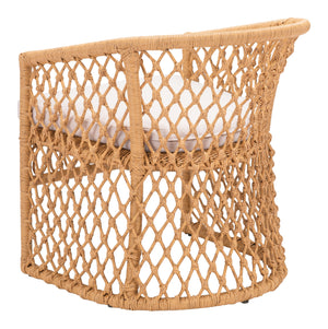 Darce Accent Chair Beige & Natural