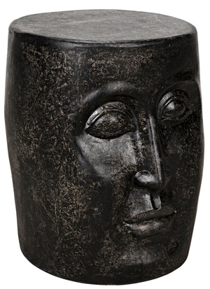 Head Side Table - Black Fiber Cement