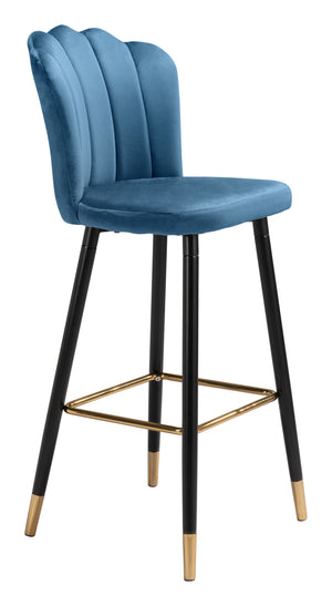 Zinclair Bar Chair Blue
