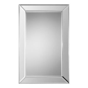 Elegant Frameless Beveled Mirror - Polystyrene