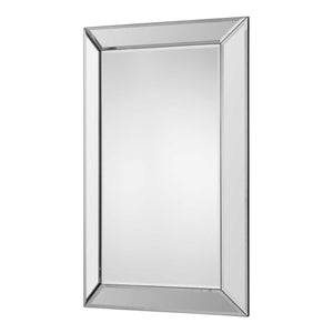 Elegant Frameless Beveled Mirror - Polystyrene