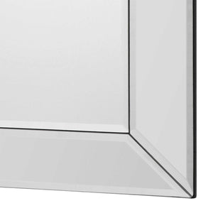 Elegant Frameless Beveled Mirror - Polystyrene
