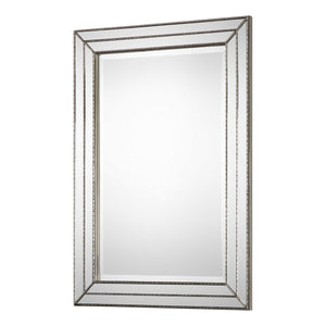 Grooved Framing Strips Mirror - Iron