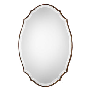 Rounded Edge Frame Mirror - Iron