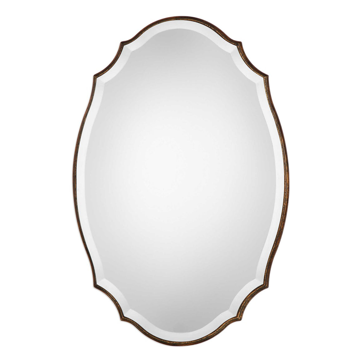 Rounded Edge Frame Mirror - Iron
