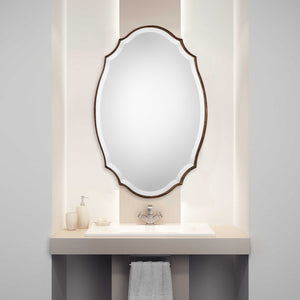 Rounded Edge Frame Mirror - Iron