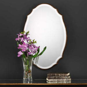 Rounded Edge Frame Mirror - Iron