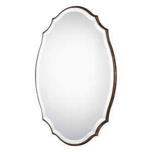 Rounded Edge Frame Mirror - Iron