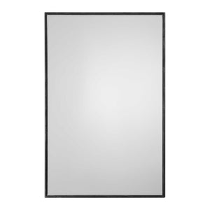 Plain Mirror - Metal and Wood