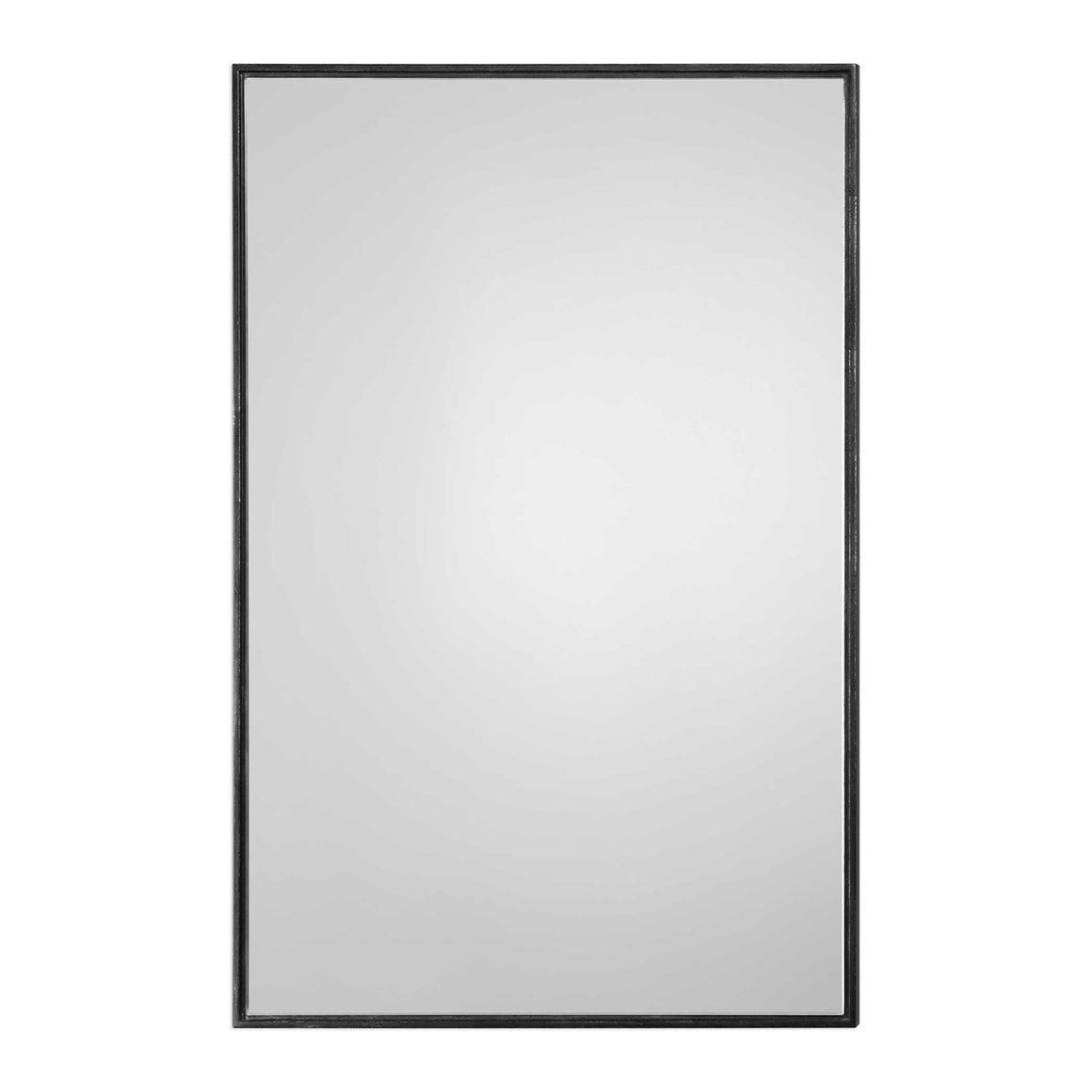 Plain Mirror - Metal and Wood