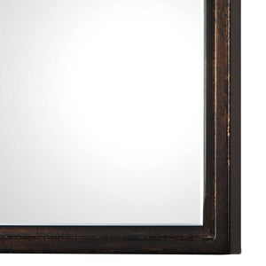 Plain Mirror - Metal and Wood