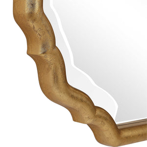Elegant Curved Mirror - Iron