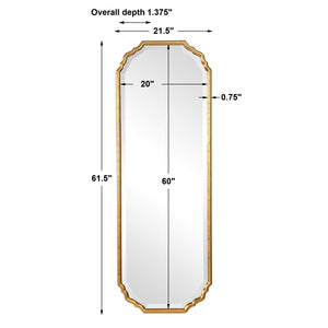 Elegant Curved Mirror - Iron